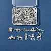 50Pcs Tibetan Style Alloy Animals Pendants FIND-FS0004-34-8