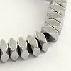 Electroplate Non-magnetic Synthetic Hematite Beads Strands G-R259-10B-1