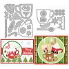 Christmas Theme Carbon Steel Cutting Dies Stencils DIY-WH0309-406-1