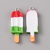 Three Color Opaque Resin Pendants RESI-TAC0010-66A-1