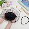 Mesh Veil Cloth Hair Bands AJEW-WH0248-740A-3
