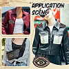 2Pcs Eye Cloth Lapel Brooches for Backpack Clothes JEWB-FG0001-57-5