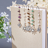 15Pcs 5 Color Sun Alloy Bookmark AJEW-FH00050-4