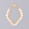 Natural Cultured Freshwater Pearl Pendants PALLOY-JF00414-03-2