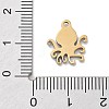 Ion Plating(IP) 201 Stainless Steel Charms STAS-A101-01B-05G-3