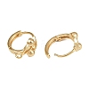 Brass Hoop Earring Findings KK-P310-32G-2