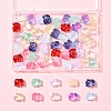 60Pcs 10 Colors Spray Painted Glass Beads GLAA-FS0002-05-6