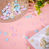 112Pcs 7 colors Opaque Acrylic Beads FIND-DR0001-39-3