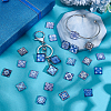 4 Bags Glass Cabochons GGLA-PH0001-75B-4
