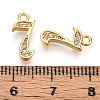Brass Micro Pave Cubic Zirconia Charms X1-KK-N261-104H-G-3