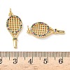 Brass Micro Pave Cubic Zirconia Pendants KK-D502-23B-G-3