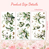 3 Sheets 3 Styles PVC Waterproof Decorative Stickers DIY-WH0404-080-2