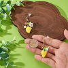 304 Stainless Steel Dangle Earrings EJEW-TAC00031-01-5