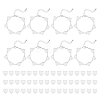 Heart 304 Stainless Steel Cabochon Setting Bracelets BJEW-AB00011-1