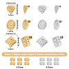 SUNNYCLUE 304 Stainless Steel Stud Earring Findings STAS-SC0001-82-2