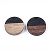 Resin & Walnut Wood Pendants RESI-S358-02E-08-2