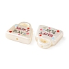 Printed Opaque Acrylic Beads OACR-B054-01I-2