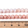 Anti-Tarnish Electroplate Glass Beads Strands GLAA-N056-6mm-07-2