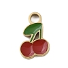 304 Stainless Steel Enamel Charms STAS-I338-01G-14-1