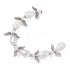 Angel Fairy Shape Electroplate Transparent Glass Beads Strands AJEW-JB01181-02-2