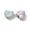 UV Plating Opaque Acrylic Beads OACR-B031-60-2