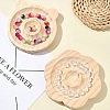 2Pcs 2 Styles Beech Wooden Bangle & Bracelet & Finger Ring & Beads Display Holder Tray AJEW-YW0001-26-4