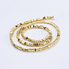 Electroplate Non-magnetic Synthetic Hematite Beads Strands G-J382-2x4x2mm-B03-1