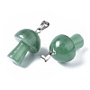 Natural Green Aventurine Pendants G-N0325-10G-3