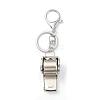 Shining Zinc Alloy Rhinestone Whistle Pendant Keychain KEYC-O014-01P-04-2
