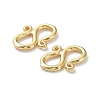 Brass S-Hook Clasps KK-R149-05G-2