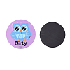Owl Clean Dirty Double Sided Dish Washer Magnet Sign AJEW-D044-06A-2
