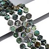 Natural African Turquoise(Jasper) Beads Strands G-P534-A26-01-1