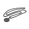 Titanium Steel Pendant Necklaces NJEW-L122-01EB-2