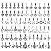 72Pcs 12 Style Tibetan Style Alloy European Dangle Charms PALLOY-HY00067-1
