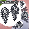 Polyester Embroidery Flower Lace Appliques DIY-WH0409-61-6