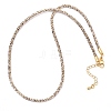 2.5MM Round Nylon Cotton Cord Necklace Making NJEW-C106-01G-09-1