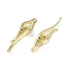 Brass Hook and Eye Clasps LS-KK-B087-18G-2