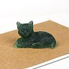 Natural Gemstone Cat Display Decorations WG85528-09-1