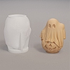 Halloween Ghost with Pumpkin DIY Silicone Display Statue Molds SIMO-P007-A03-1