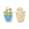 Alloy Enamel Pendants ENAM-G211-01G-03-1