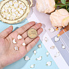 50Pcs Natural Freshwater Shell Pendants FIND-SC0020-74-4
