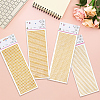 4 Sheets 4 Styles Acrylic Self Adhesive Stickers DIY-GF0014-71B-7