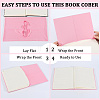 3Pcs Elastic Fabric Book Covers AJEW-CP0006-14G-5