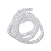 Crystal Glass Rondelle Beads Strands LS-EGLA-F049C-03-3