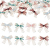 24Pcs 4 Styles Polyester Lace Bowknot Ornament Accessories DIY-TA0015-29-1