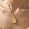 304 Stainless Steel Pendant Necklaces for Women WG6AE64-03-1