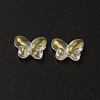 Two Tone Transparent Spray Painted Glass Beads GLAA-Q092-04-A01-3