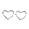 201 Stainless Steel Hoop Earrings STAS-D451-36P-1