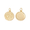 Rack Plating Brass Pendants LS-KK-C247-02G-1
