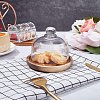 Clear Glass Dessert/Cake Cloche Dome Display Cases ODIS-WH0029-30-5